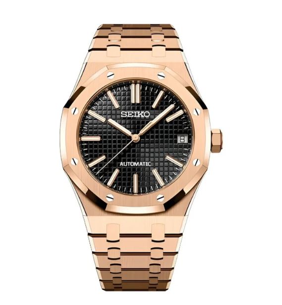 SEIKOAK ROSE GOLD BLACK