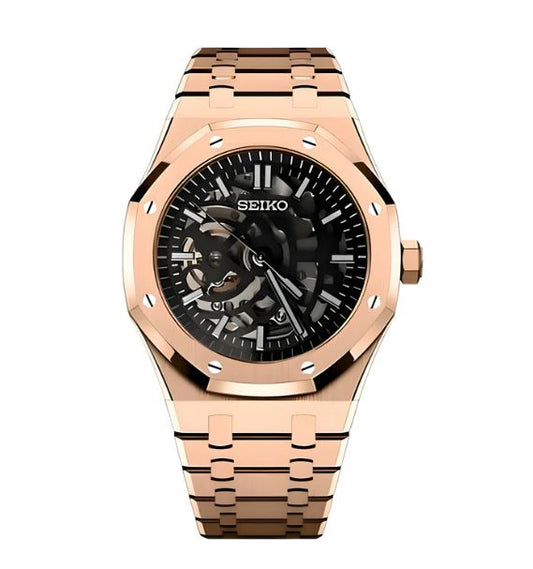 SEIKOAK ROSE GOLD SKELETON