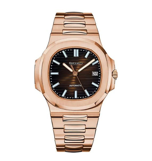 NAUTIKO ROSE GOLD BROWN